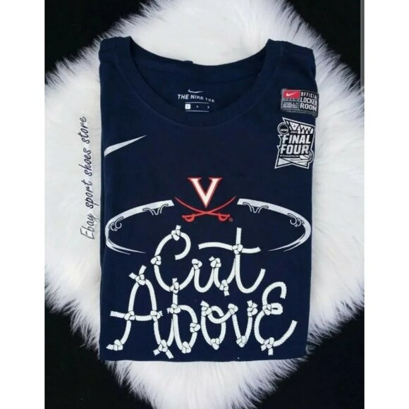 SIZE LARGE MEN'S NIKE T-SHIRT / TOP NAVY CUT ABOVE FINAL MINNEAPOLIS 59595 - Picture 1 of 4